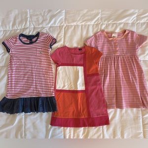 Girls Spring Dress Bundle - GAP, Ralph Lauren, Hanna Andersson
